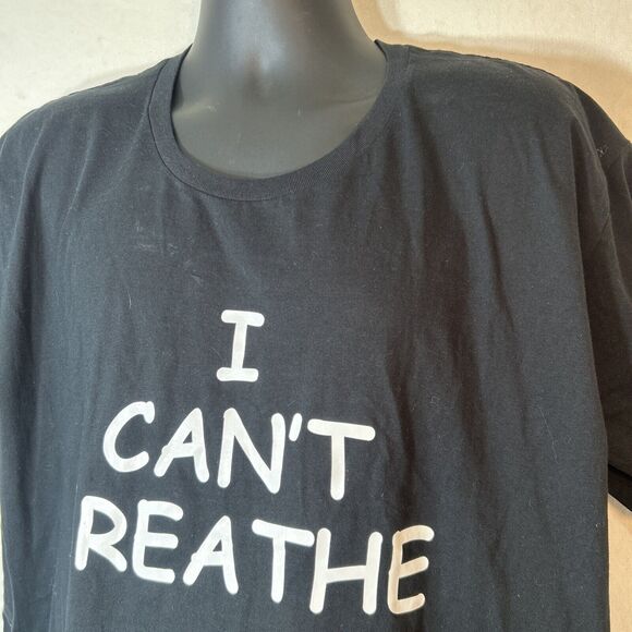 I Cant Breath T Shirt 3Xl Black - Picture 2 of 5